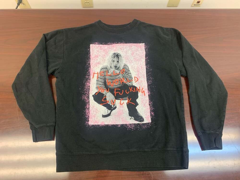 Machine Gun Kelly Tickets to My Downfall Tour 2021 Graphic Sweatshirt Large